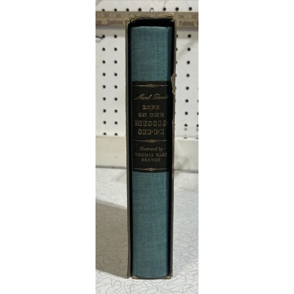 1944 - Mark Twain Life on the Mississippi - The Heritage Press - Picture 8 of 8